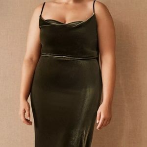 Anthropologie Jenny Yoo Bentley Velvet Dress